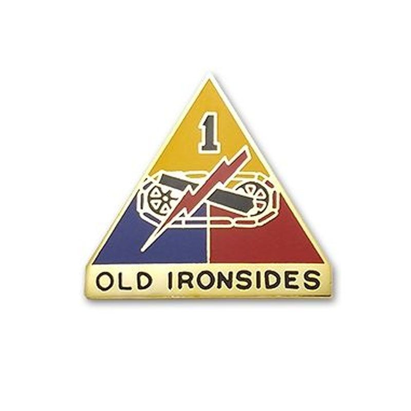 US Army 1st Armored Division Unit Crest (Each) - Sta-Brite Insignia INC.