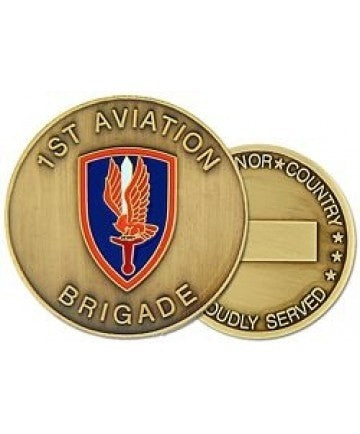 US Army 1st Aviation Brigade Challenge Coin - Sta-Brite Insignia INC.
