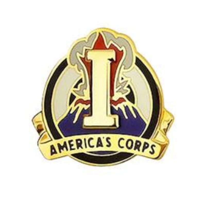 US Army 1st Corps Unit Crest (Each) - Sta-Brite Insignia INC.