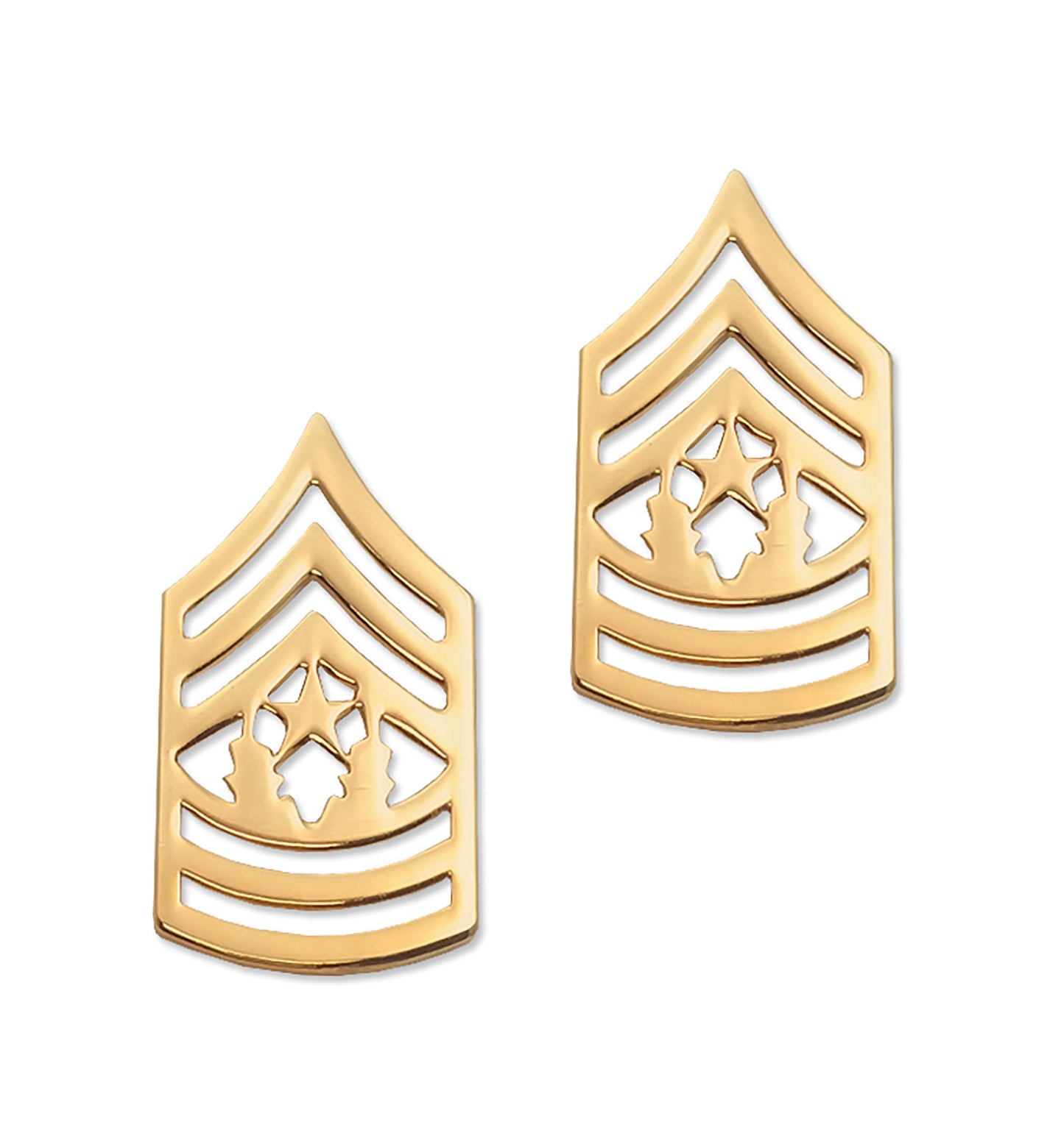 U.S. Army E9 Command Sergeant Major Sta-Brite® Pin-on Rank