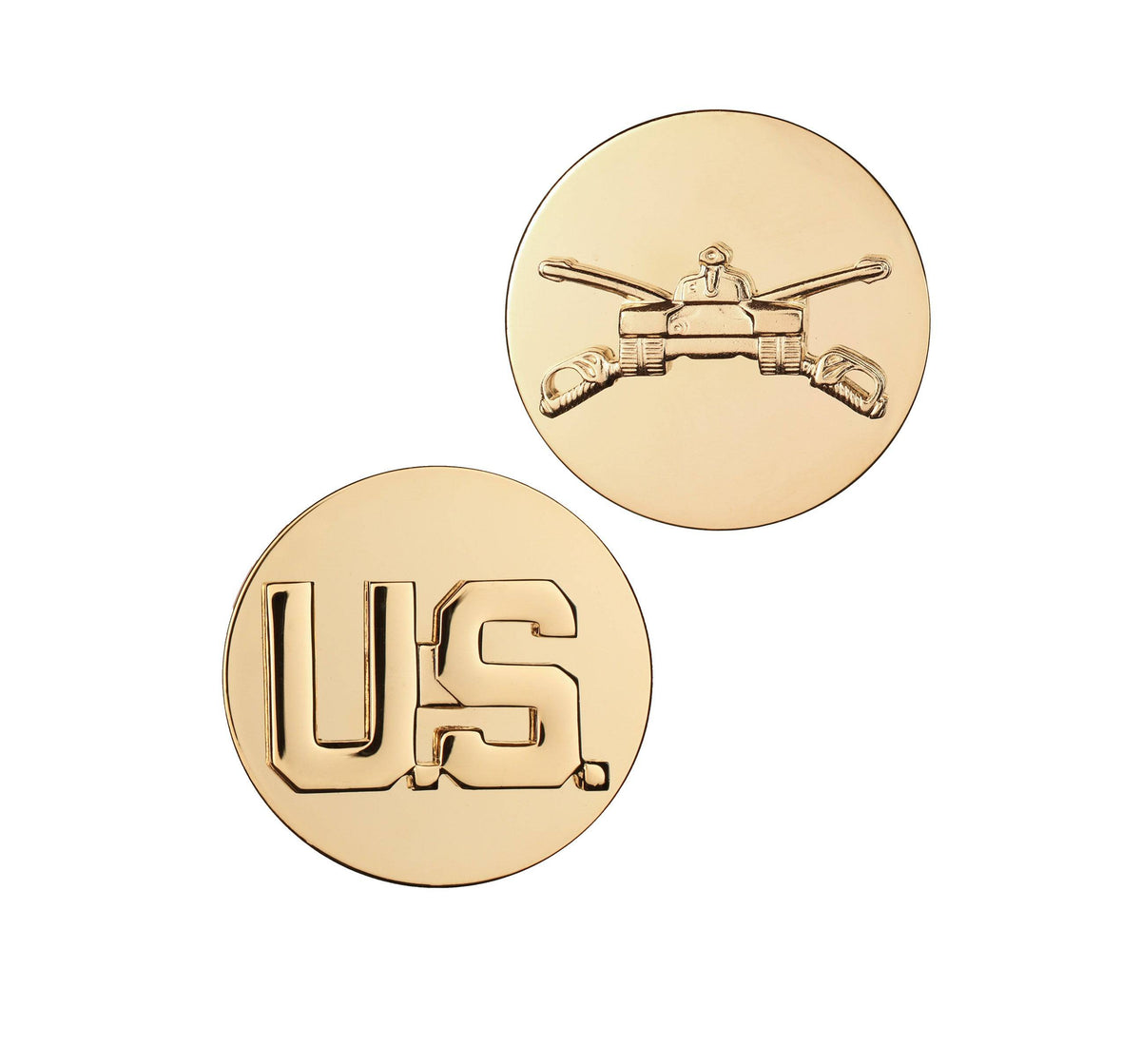 Stab Pin Check U.S. Army Enlisted Armor & U.S. STA-BRITE® Pin-on (pair)