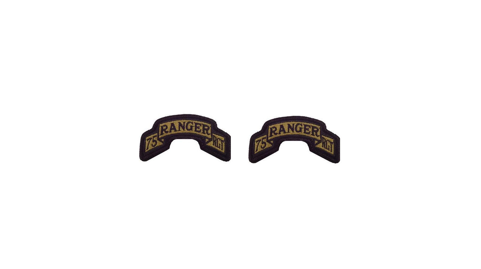 U.S. Army 75th Ranger Regiment OCP Scroll with Hook Fastener (pair ...