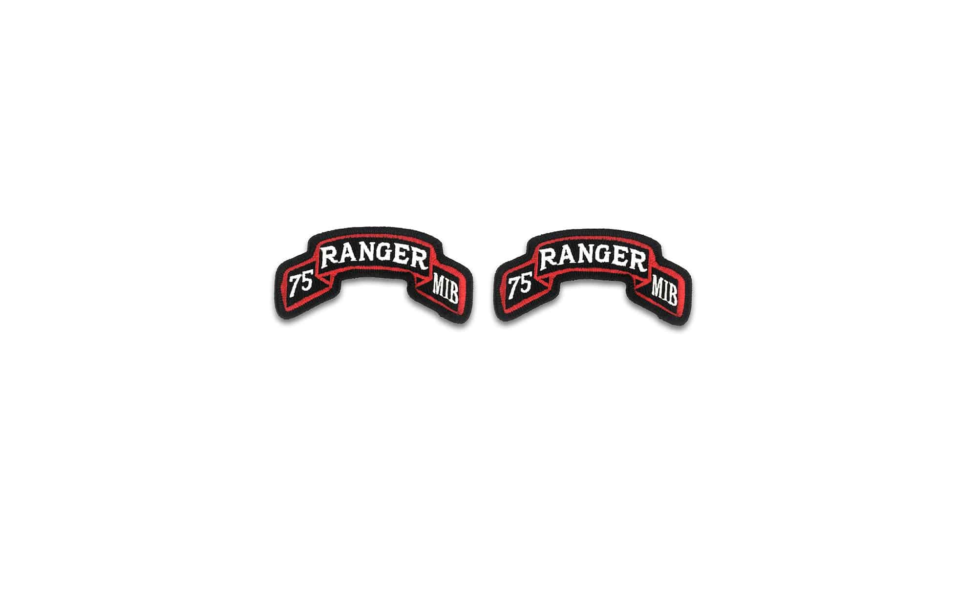 75th Rmib U.S. Army 75th Ranger Regiment MIB Sew-on AGSU Color Tab (pair)