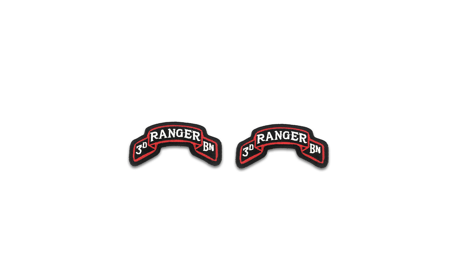 U.S. Army 75th Ranger Regiment 3rd Battalion SEW ON AGSU Color tab (pair)