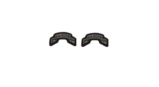 U.S. Army 75th Ranger Regiment 2nd Battalion ACU Scroll with Hook Fastener (pair)