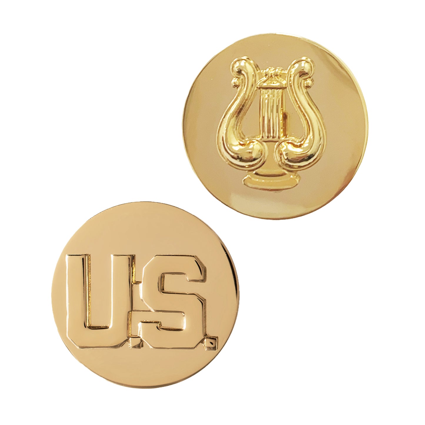 US Army Enlisted Musician & U.S. STA-BRITE® Pin-on
