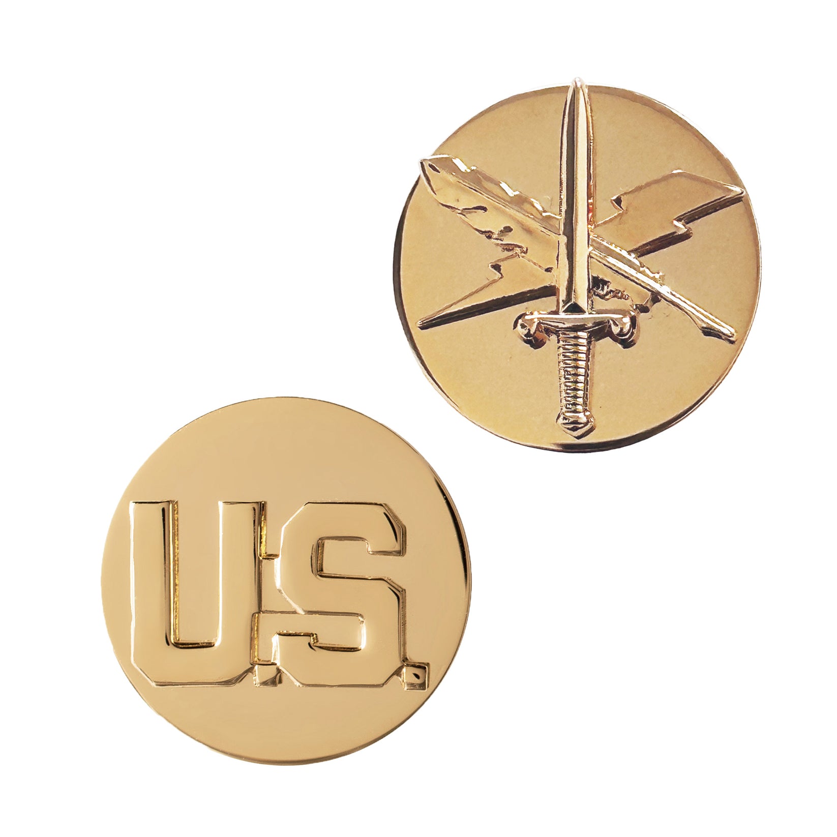 Us Army Enlisted Public Affairs & U.s. Sta-brite® Pin-on – Sta-brite 