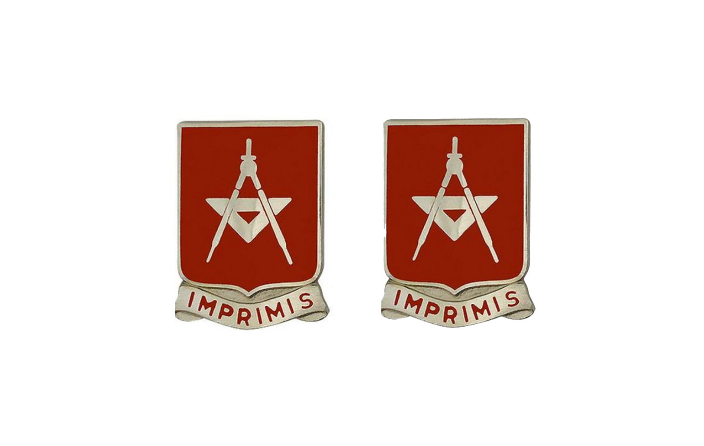 U.S. Army 30th Engineer Unit Crest (pair)