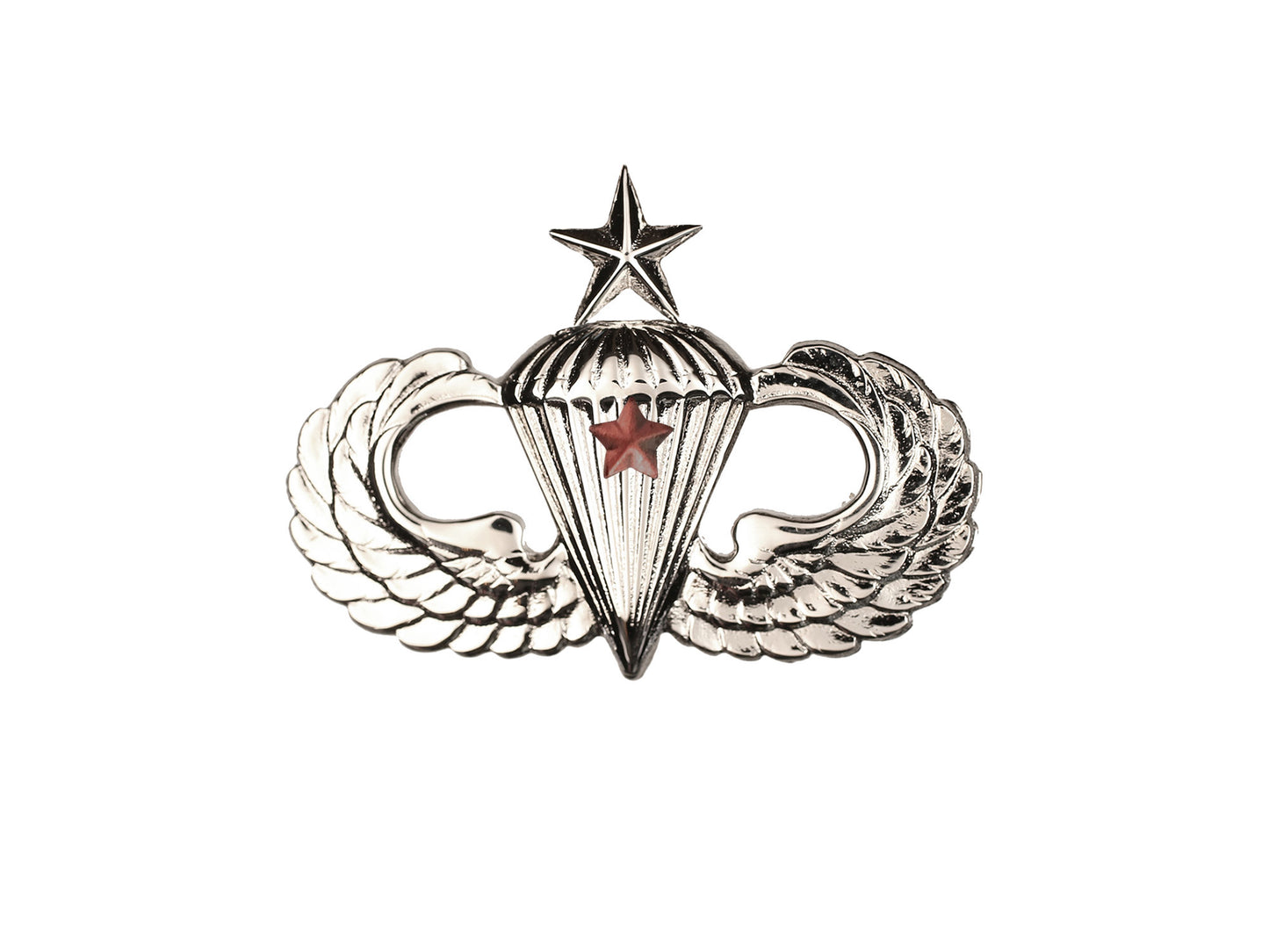U.S. Army Combat Parachutist Senior 1st Award Full Size Senior Sta-Brite® Pin-on Badge