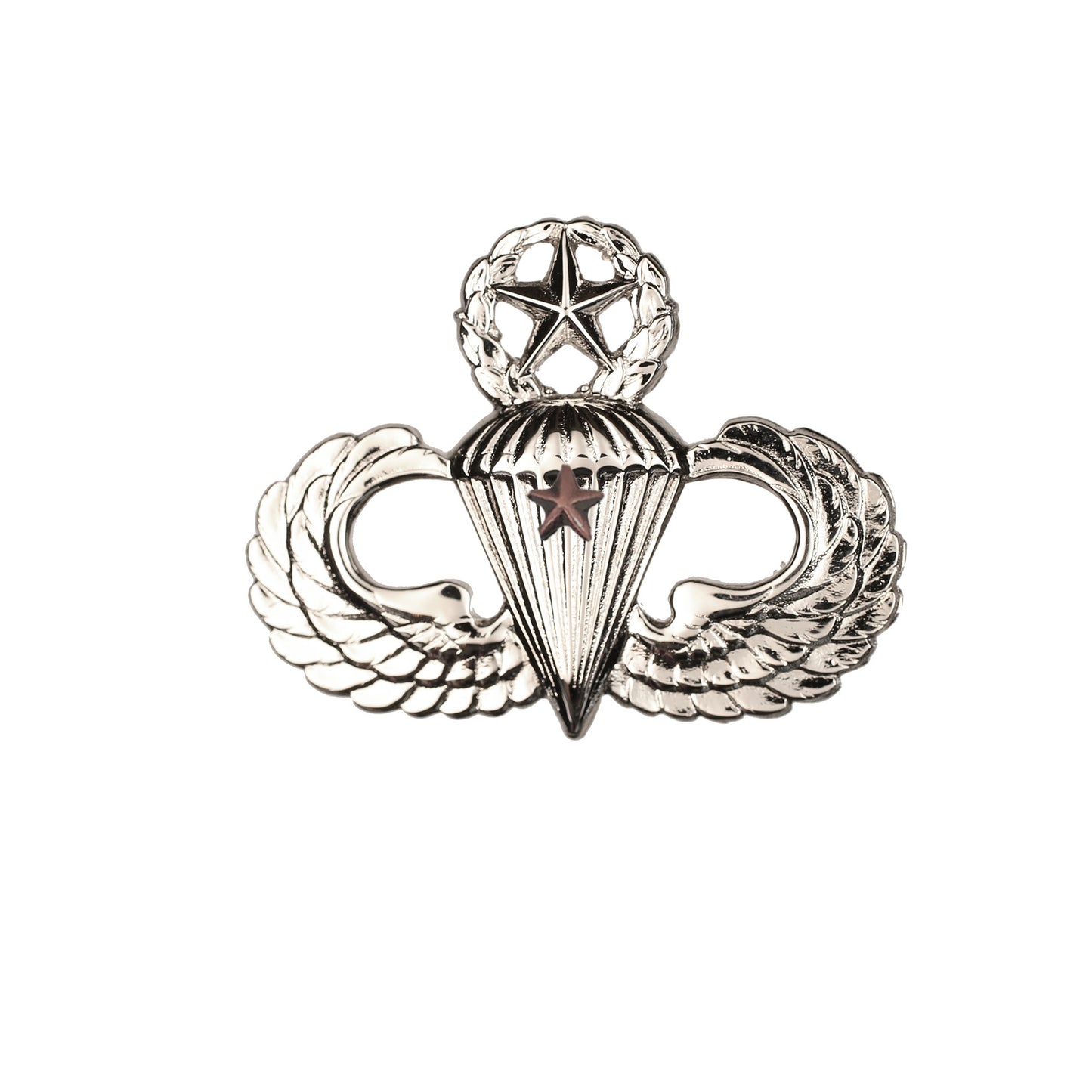 US Army Combat Parachutist Master 1st Award Full Size STA-BRITE® Pin-on Badge