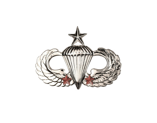 U.S. Army Combat Parachutist Senior (2nd Award) Full Size Sta-Brite® Pin-on Badge