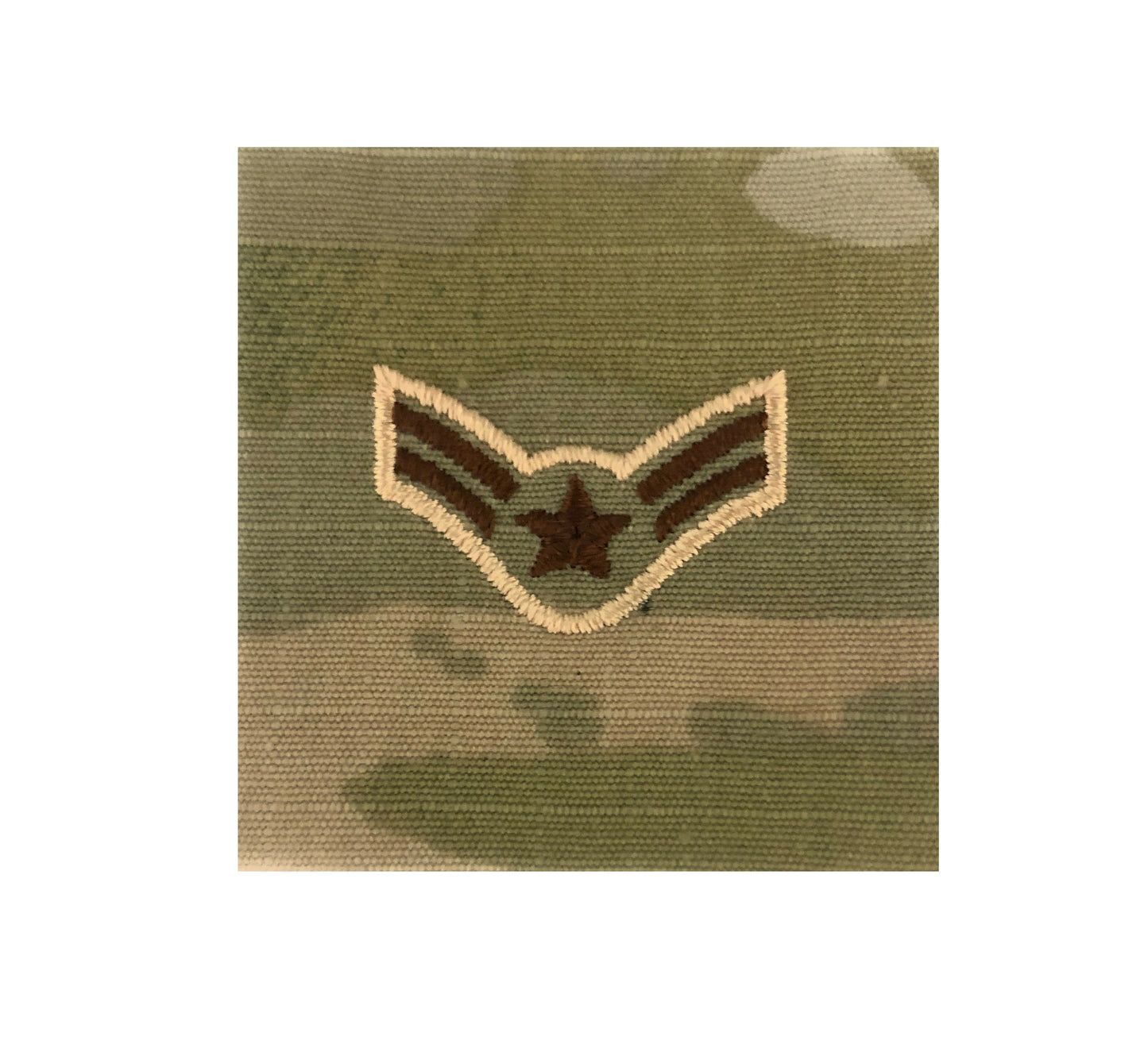 U.S. Air Force E3 Airman 1st Class OCP Spice Brown Sew-On Rank For Shirt,Jacket,Coat