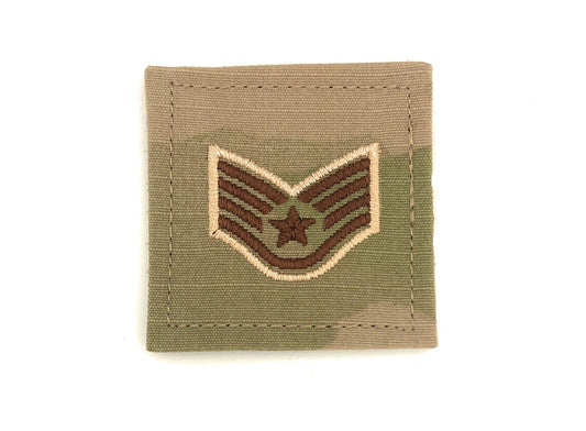 U.S. Air Force E5 Staff Sergeant OCP Spice Brown with Hook Fastener