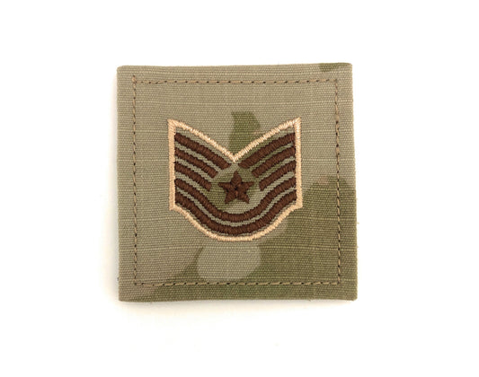 U.S. Air Force E6 Technical Sergeant OCP Spice Brown with Hook Fastener