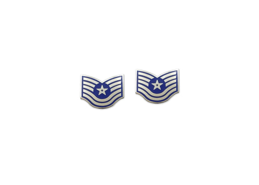 U.S. Air Force E6 Technical Sergeant STA-BRITE® Pin-on
