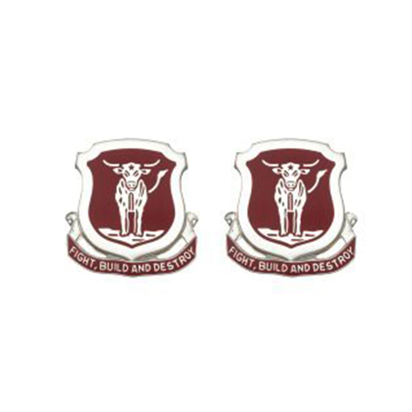 U.S. Army 39th Engineer Battalion Unit Crest (Pair)