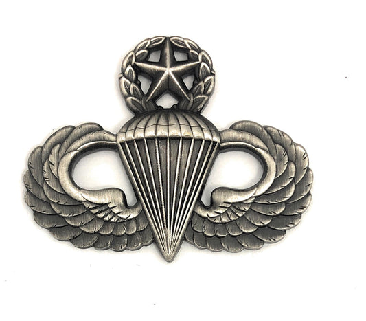 Parachutist Jump wing Master silver-ox - Sta-Brite Insignia Inc.