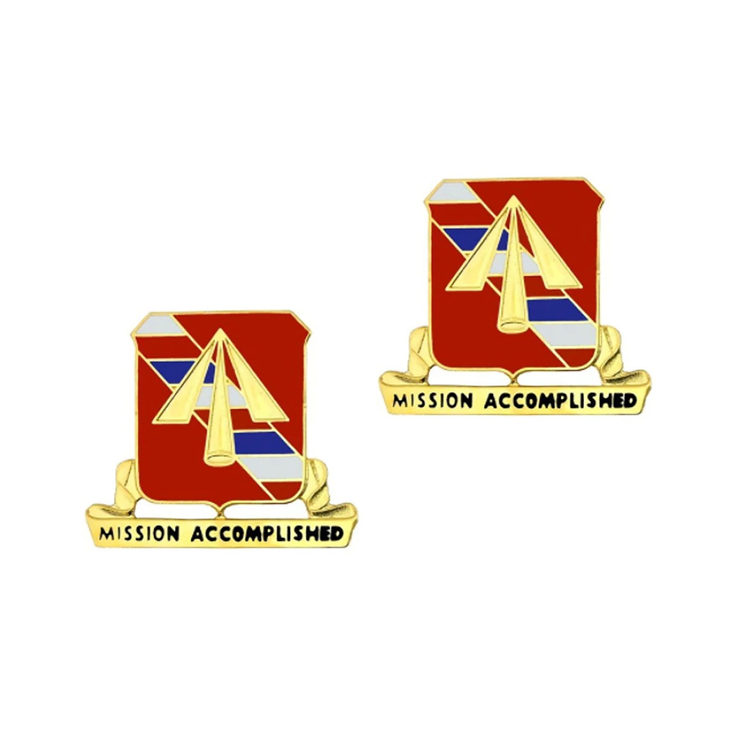 U.S. Army 41st Field Artillery Unit Crest (Pair)