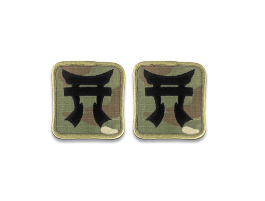 U.S. Army 187th  Rakkasan OCP Helmet Patch (pair)