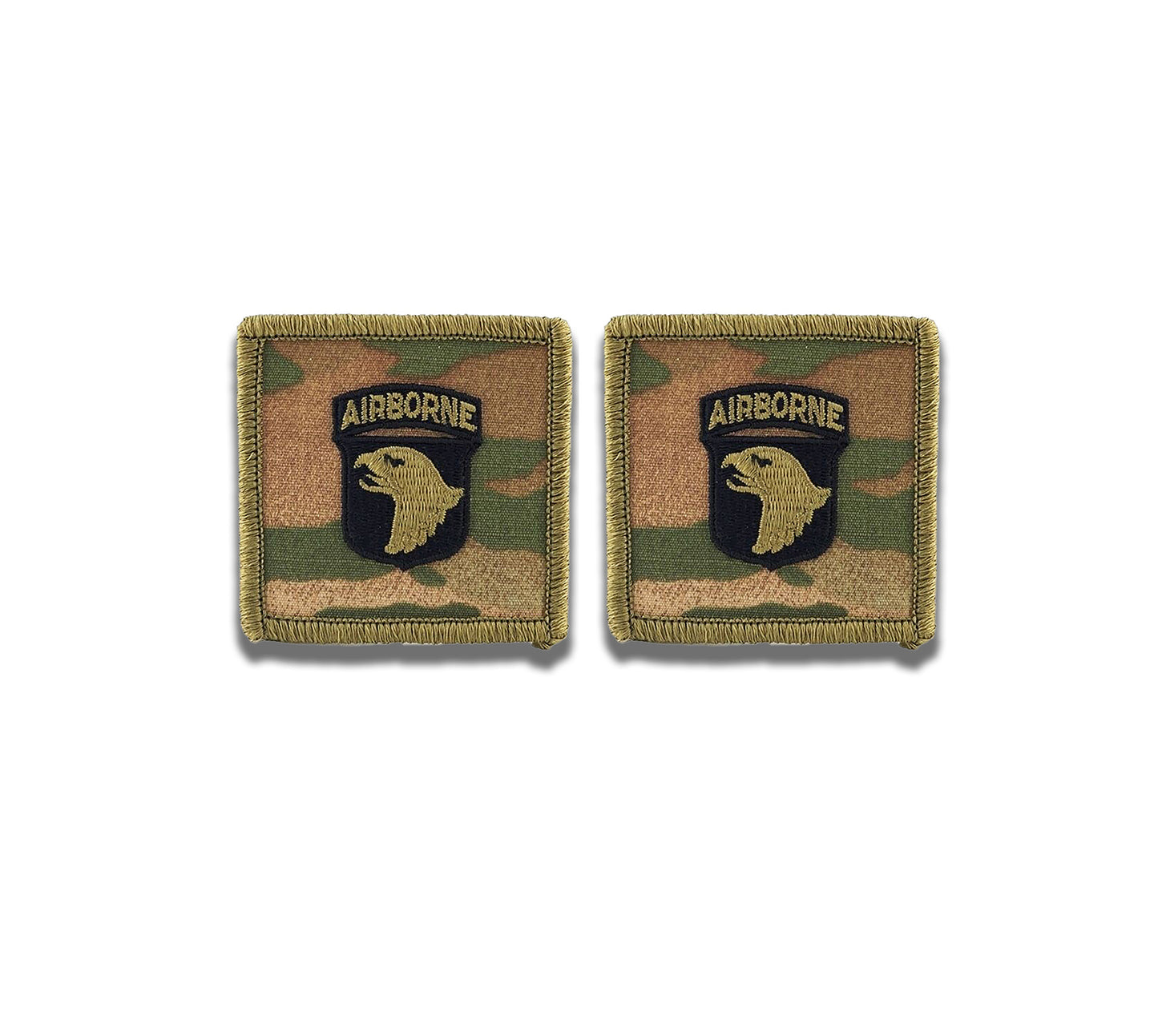 U.S. Army 101st Airborne OCP Helmet Patch (pair)