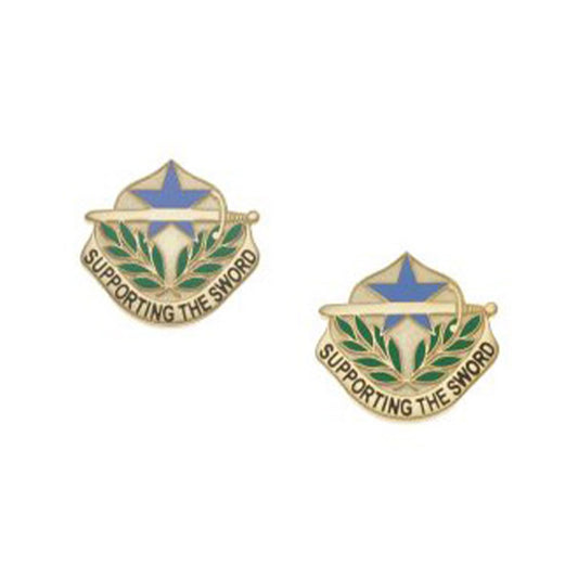 U.S. Army 548th Support Battalion Unit Crest (Pair)