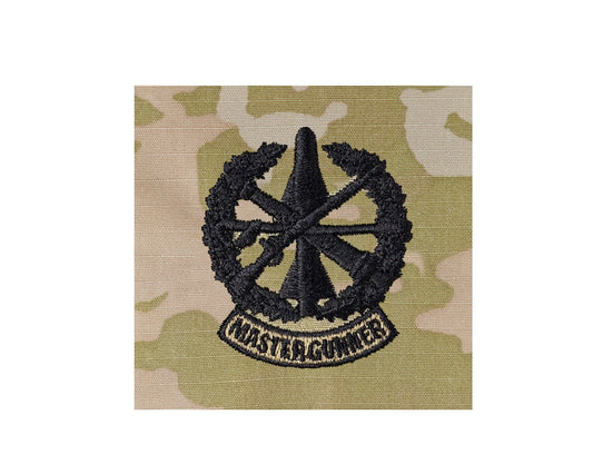 U.S. Army Identification Master Gunner OCP Sew-on Badge