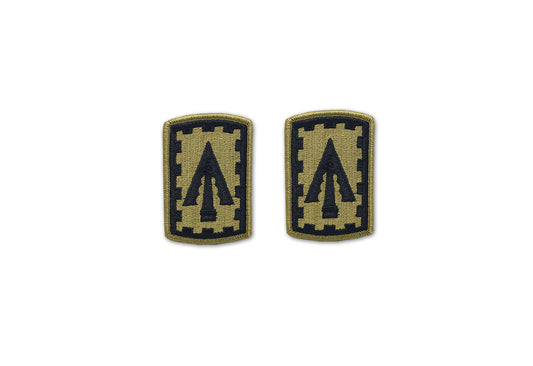 U.S. Army 108th Air Defense Artillery OCP Patch with Hook Fastener (pair)