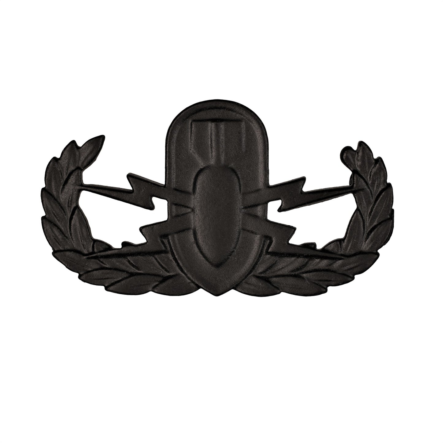 U.S. Army Explosive Ordnance Disposal Basic STA-BRITE® BLACK Metal Pin-on Badge