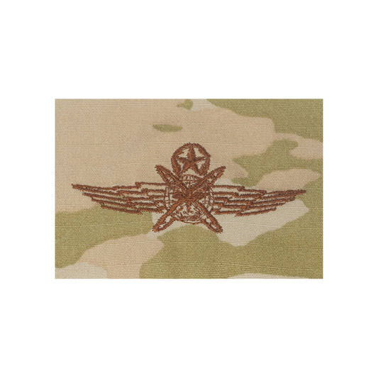U.S. Air Force Cyberspace Operator Master OCP Spice Brown Badge