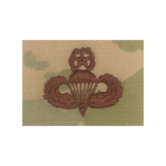 U.S. Air Force Parachutist Jump Wings (Master) OCP Spice Brown Badge