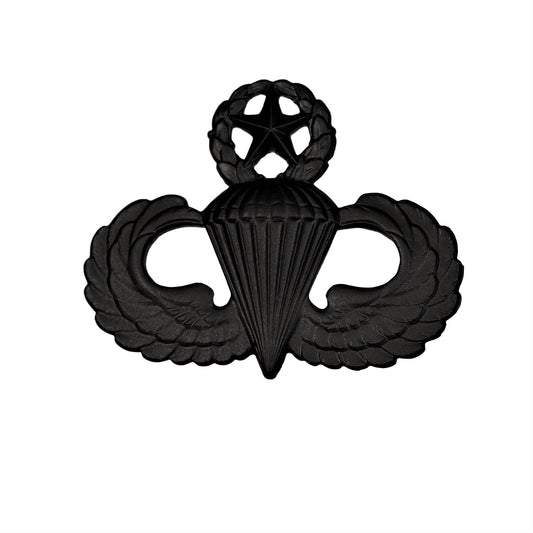 U.S. Army Parachutists (Jump Wings) Master STA-BRITE® BLACK Metal Pin-on Badge