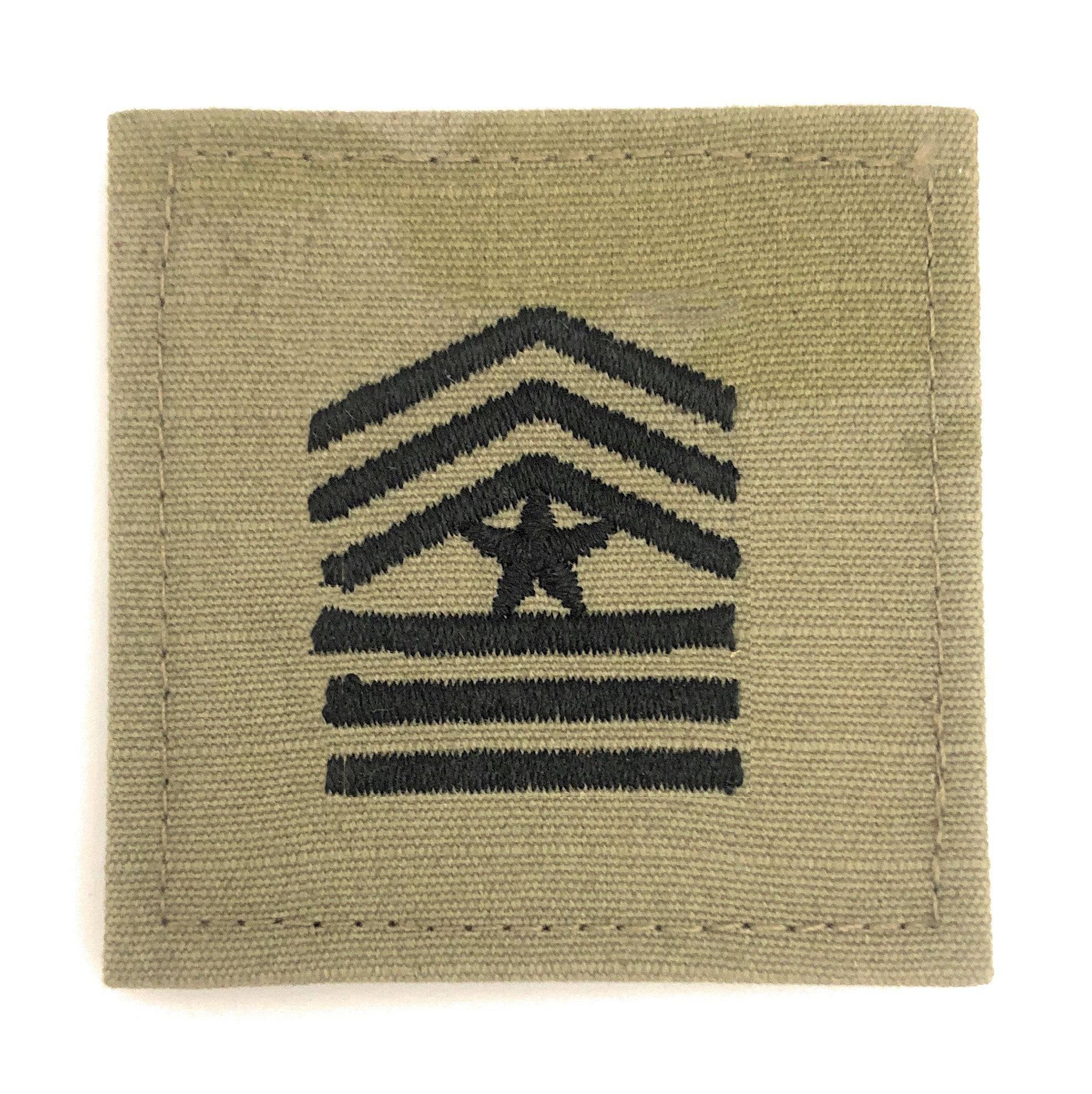 Sergeant Rotc ROTC Sergeant Major OCP Rank with Hook Fastener | Sta-Brite Insignia Inc.