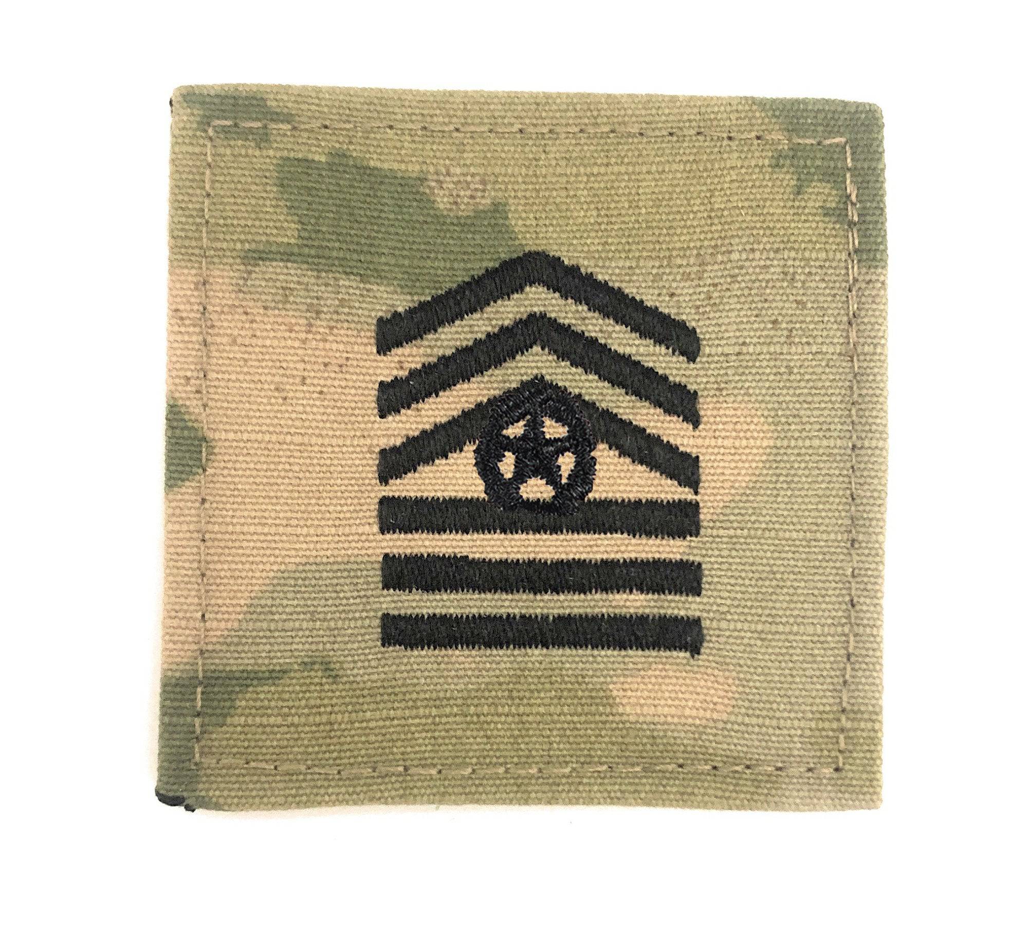 Sergeant Rotc ROTC Command Sergeant Major OCP Rank With Hook Fastener