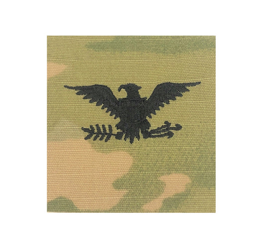 U.S. Army O6 Colonel OCP 2x2 Sew-On Rank For Shirt,Jacket,Coat
