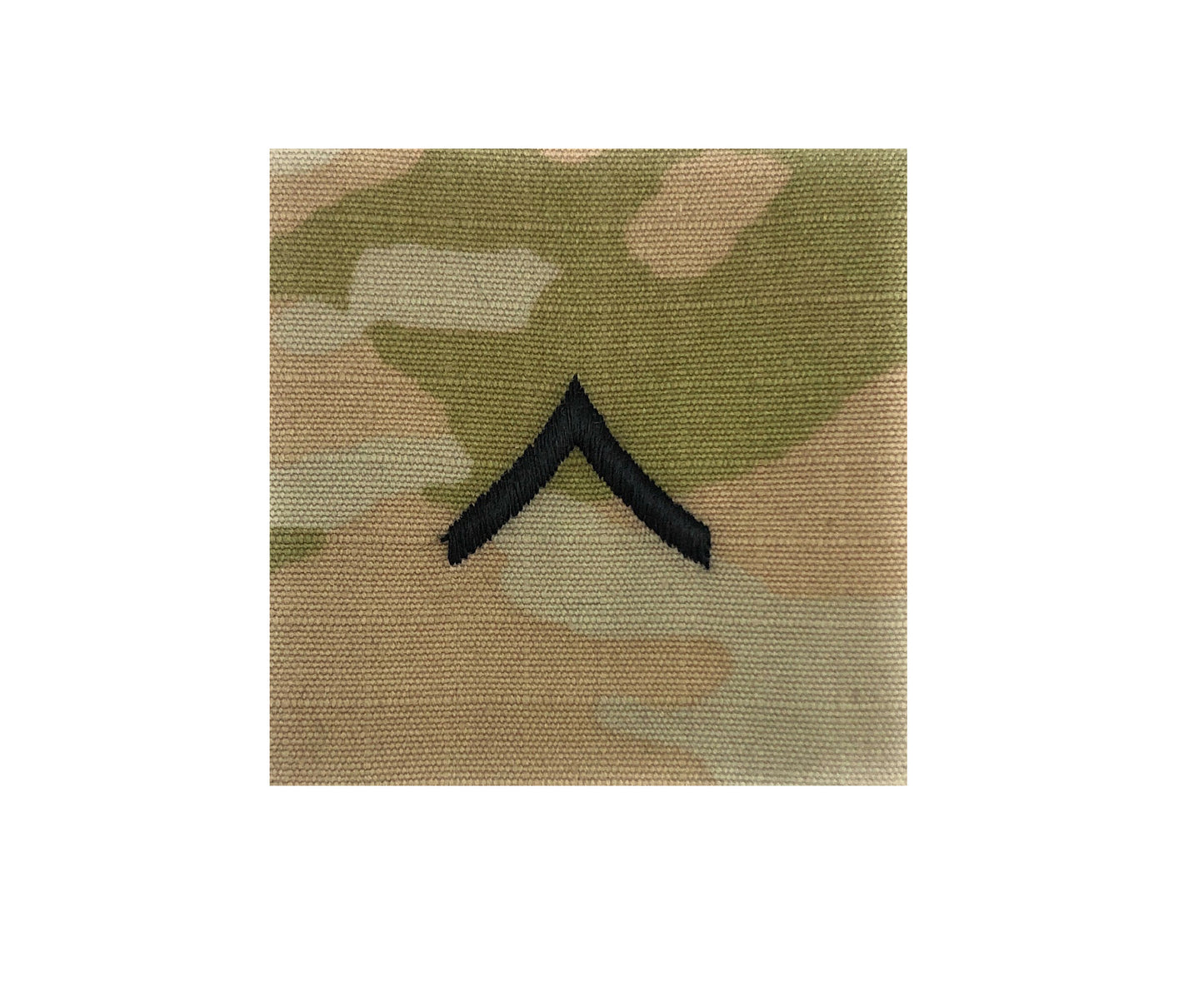 U.S. Army E2 Private OCP 2x2 Sew-On Rank For Shirt,Jacket,Coat