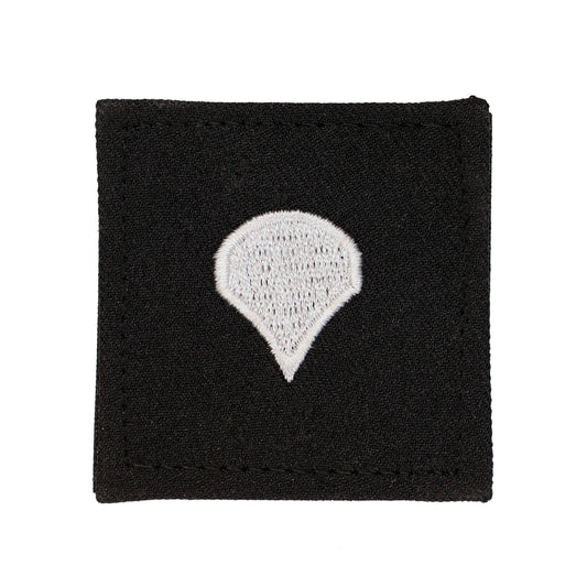 Army Spec4 2x2 Black with Hook Fastener - Sta-Brite Insignia Inc.