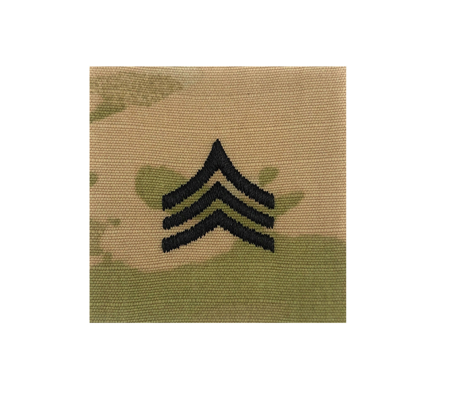 US Army E5 Sergeant OCP 2x2 Sew-On Rank For Shirt,Jacket,Coat