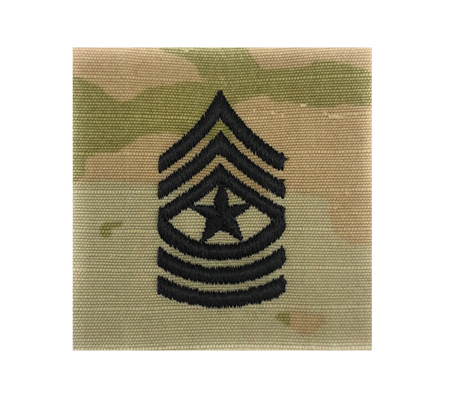 US Army E9 Sergeant Major OCP 2x2 Sew-On Rank For Shirt,Jacket,Coat