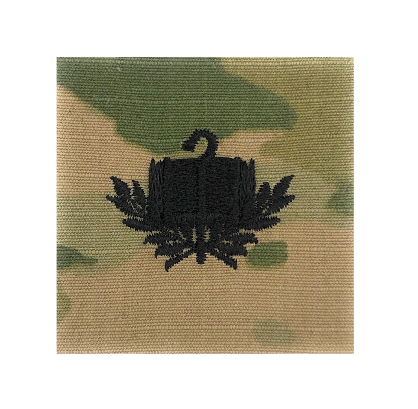 US Army Chaplain Candidate OCP 2x2 Sew-On Rank For Shirt, Jacket, Coat