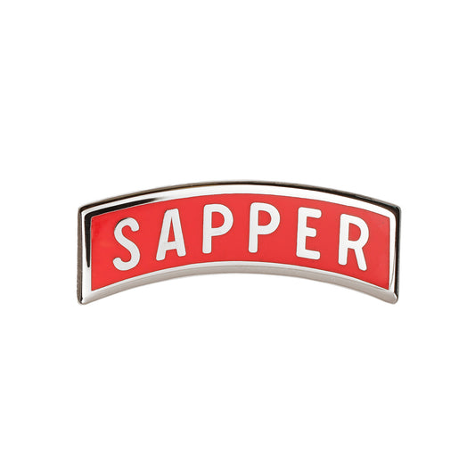 SAPPER COLOR  Full Size BADGE STA-BRITE