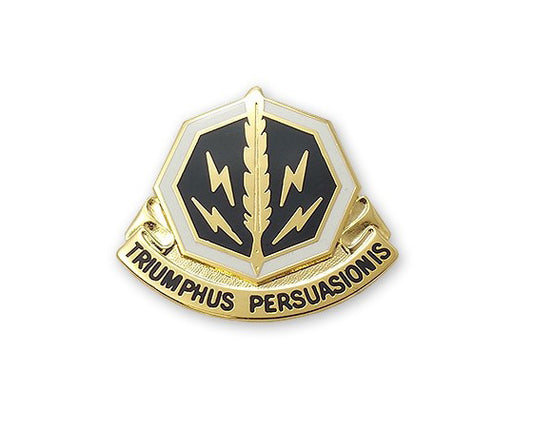 U.S. Army 8th Psychological Operations Unit Crest "Triumphus Persuasionis" (each)