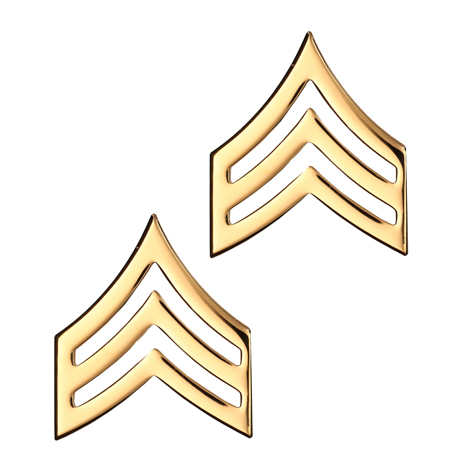 U.S. Army E5 Sergeant STA-BRITE® Pin-on Rank - Sta-Brite Insignia Inc.