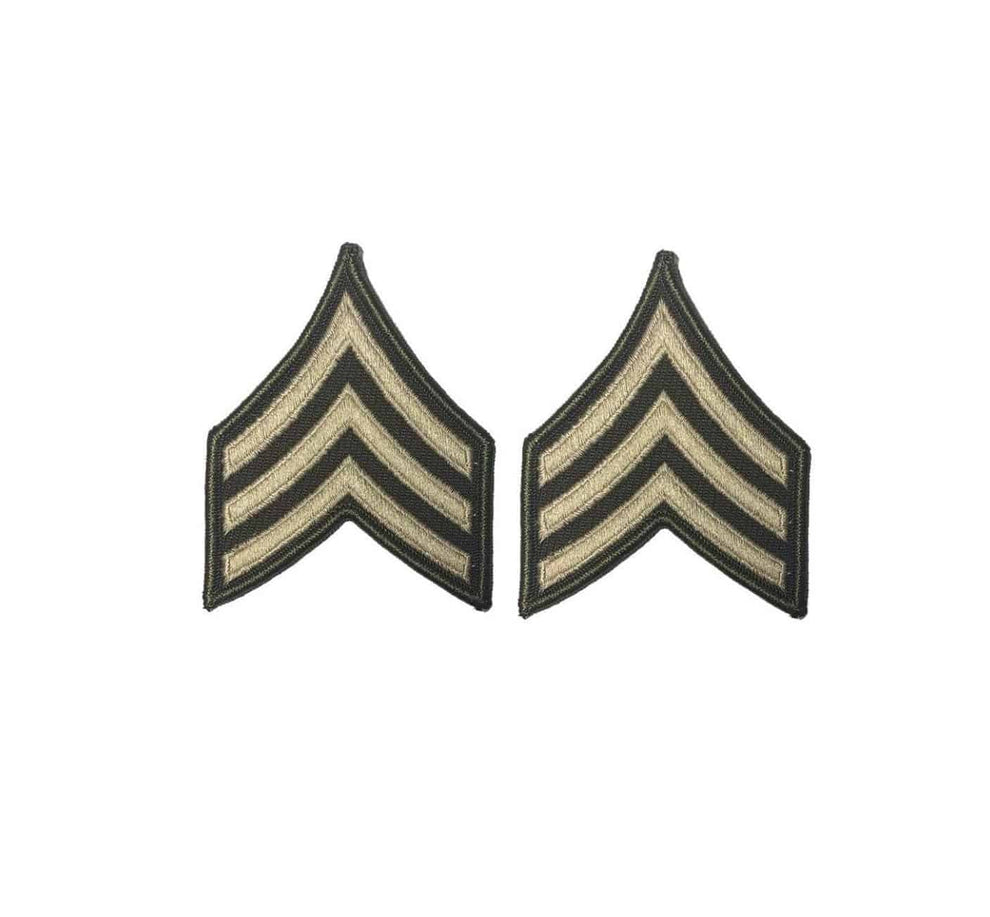 In Ranks Inspection Agsu U.S. Army AGSU E5 Sergeant Chevron Sew-on Rank (male)