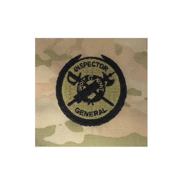 U.S. Army Inspector General Identification Badge ocp sew on badge