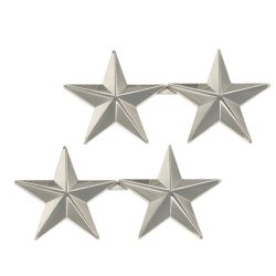 US Navy/Coast Guard O8 Rear Admiral (two stars) STA-BRITE® Pin-on - Sta-Brite Insignia Inc.