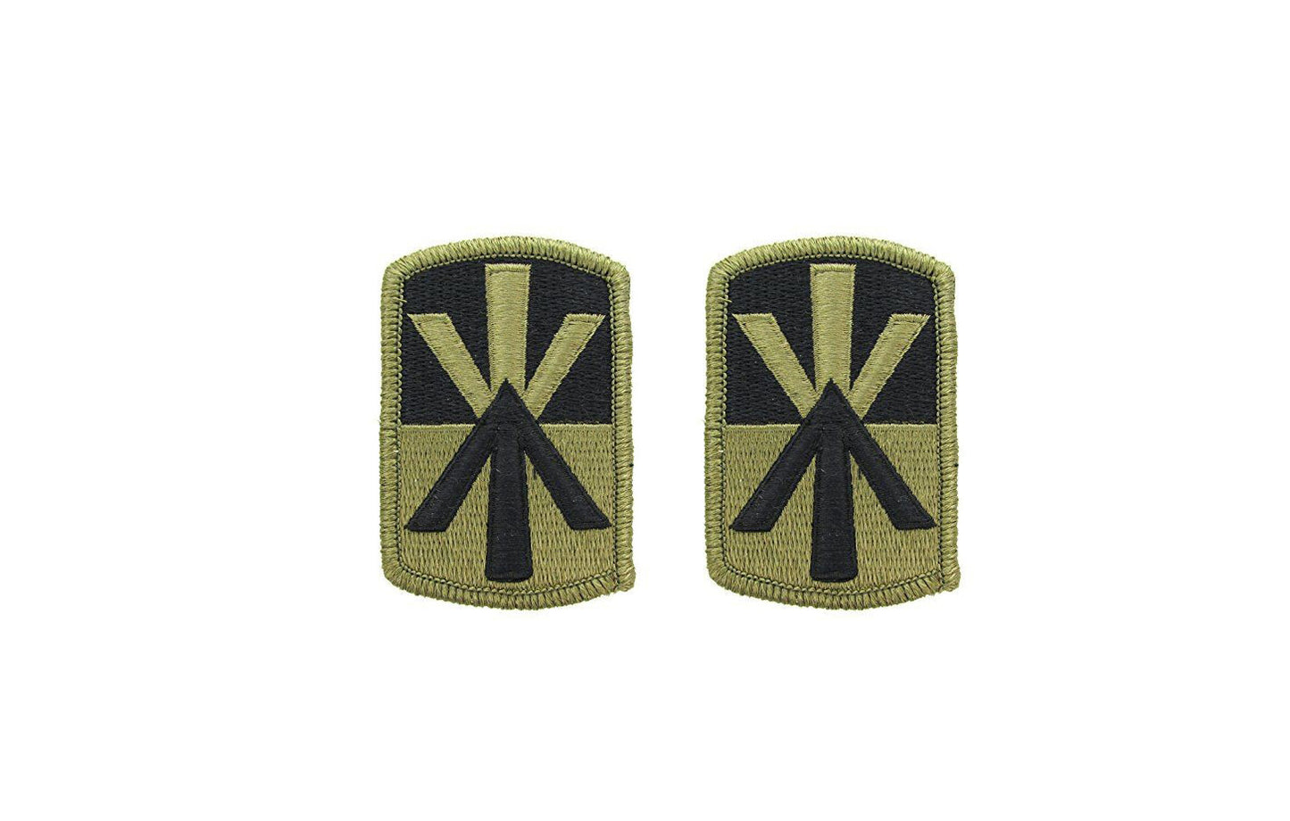 U.S. Army 11th Air Defense Artillery OCP Patch with Hook Fastener (pair)