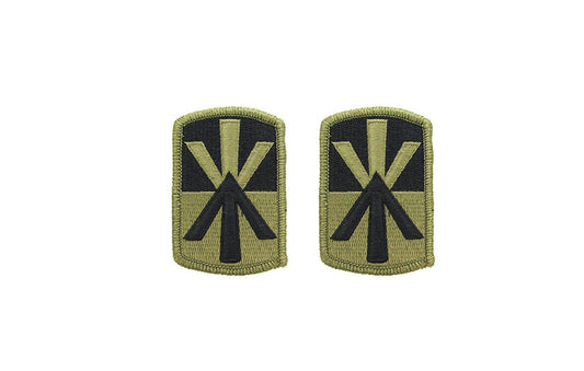 U.S. Army 11th Air Defense Artillery OCP Patch with Hook Fastener (pair)