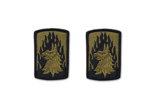 U.S. Army 12th Aviation Brigade OCP Patch with Hook Fastener (pair)
