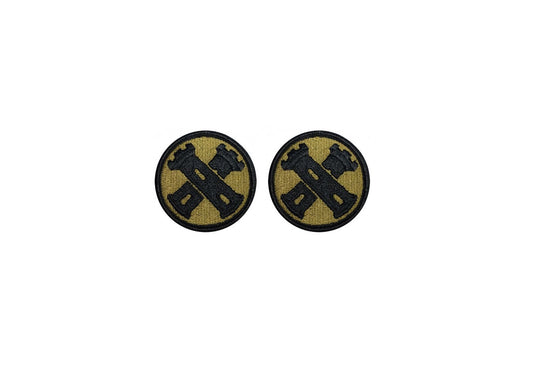 U.S. Army 16th Engineering Brigade OCP Patch with Hook Fastener (pair)