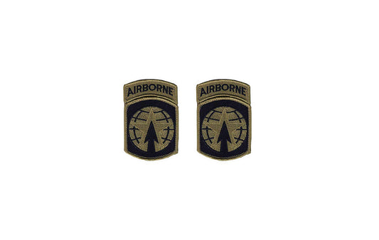 U.S. Army 16th Military Police OCP Patch with Hook Fastener and Airborne Tab (pair)